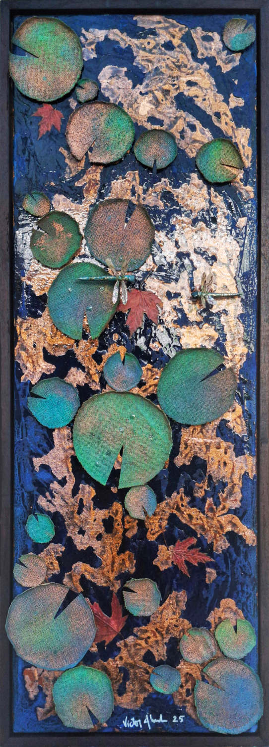 Chrysocolle pour symphonie en si bémol majeur Victor Abel Original painting for sale