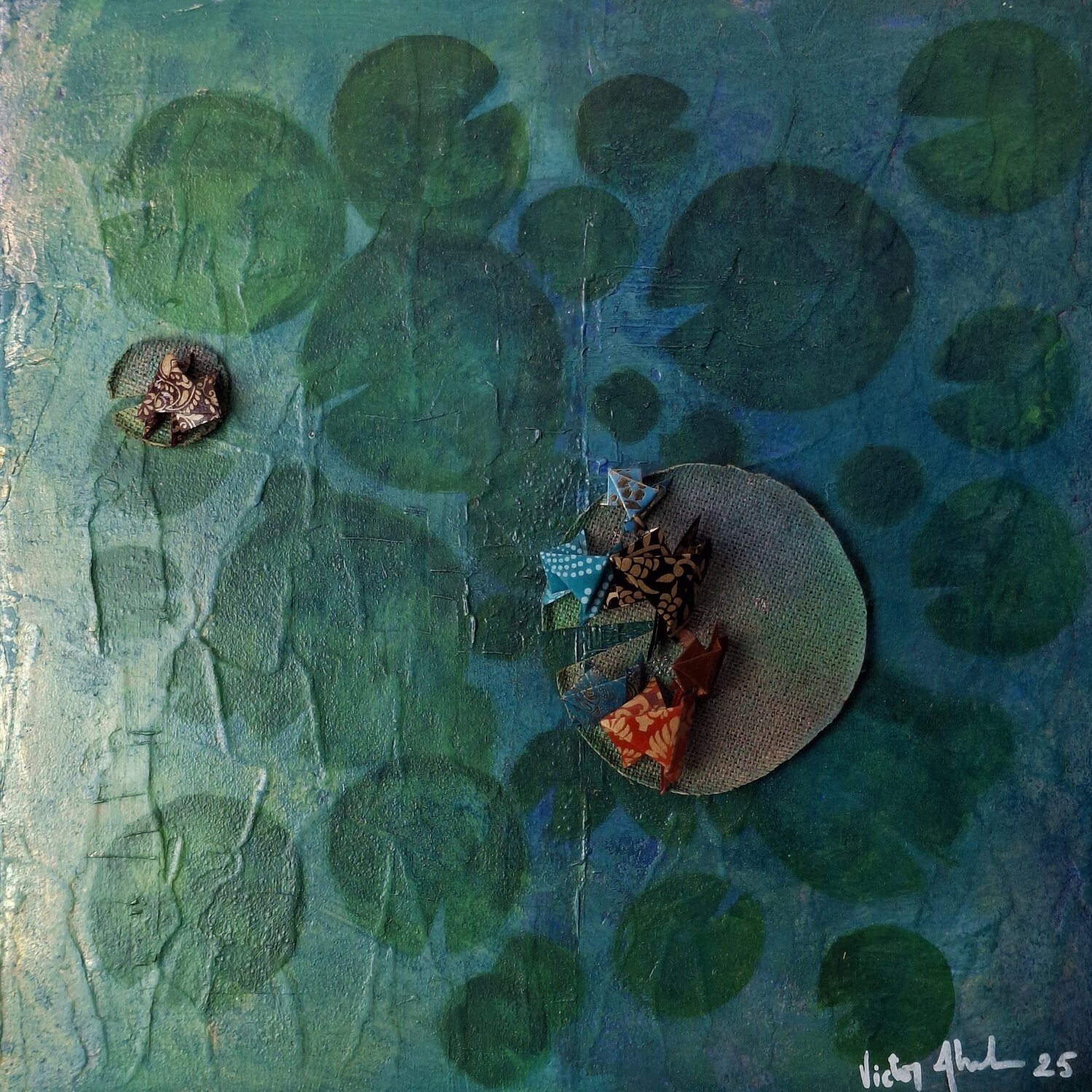 Le Radeau de la Méduse ou presque ! Victor Abel Original painting for sale