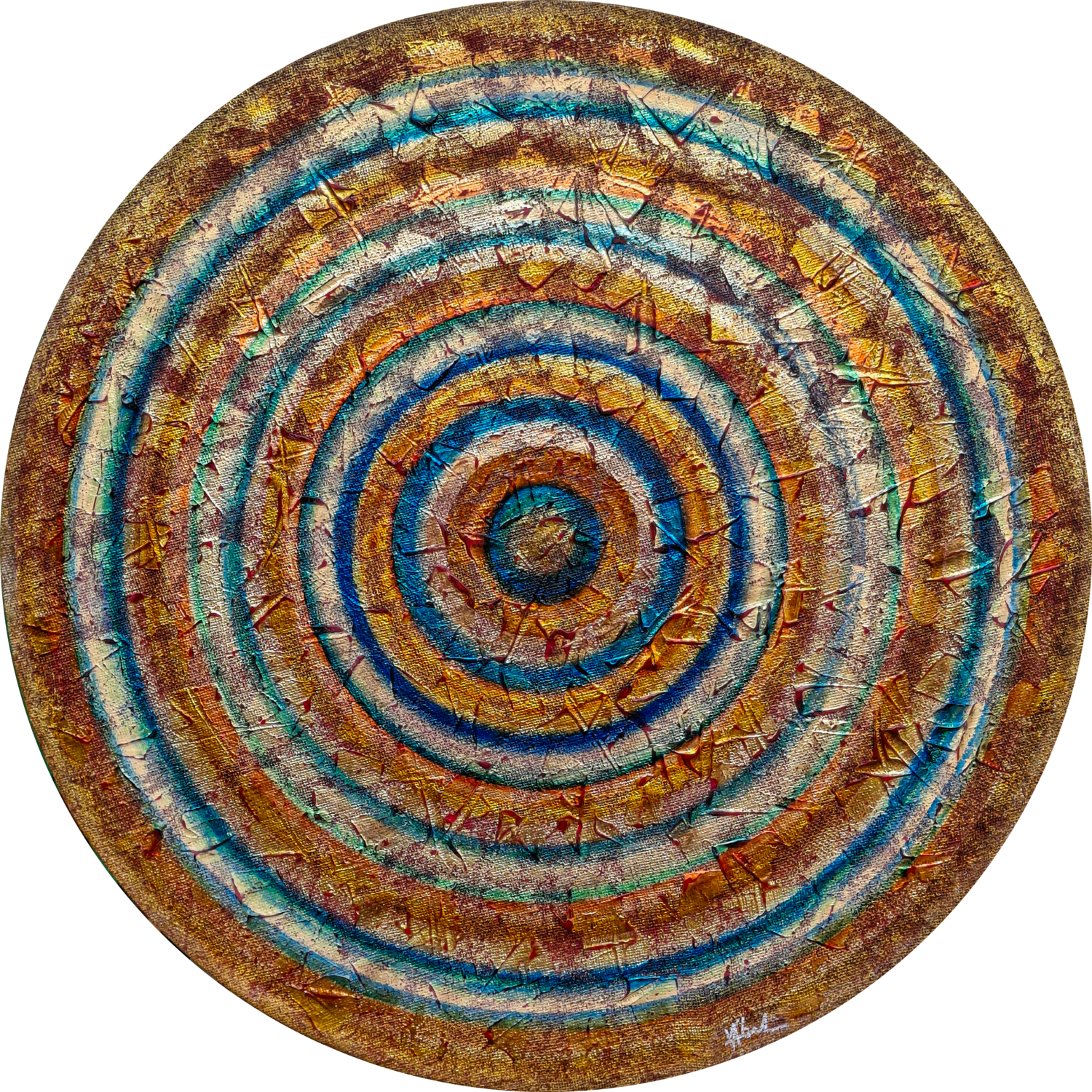 443 Hz Victor Abel Original painting for sale