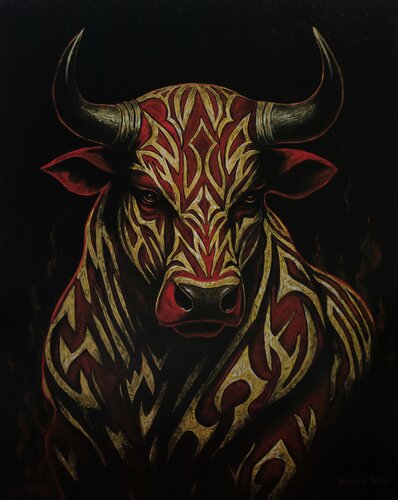 Ember of Power by Victoria Shul, Painting for Sale on Select