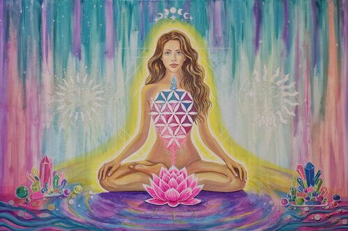 Harmony of the Universe by Victoria Shul, Painting for Sale on Select