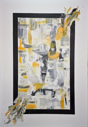 Abstract Symphony by Victoria Shul, Painting for Sale on Select