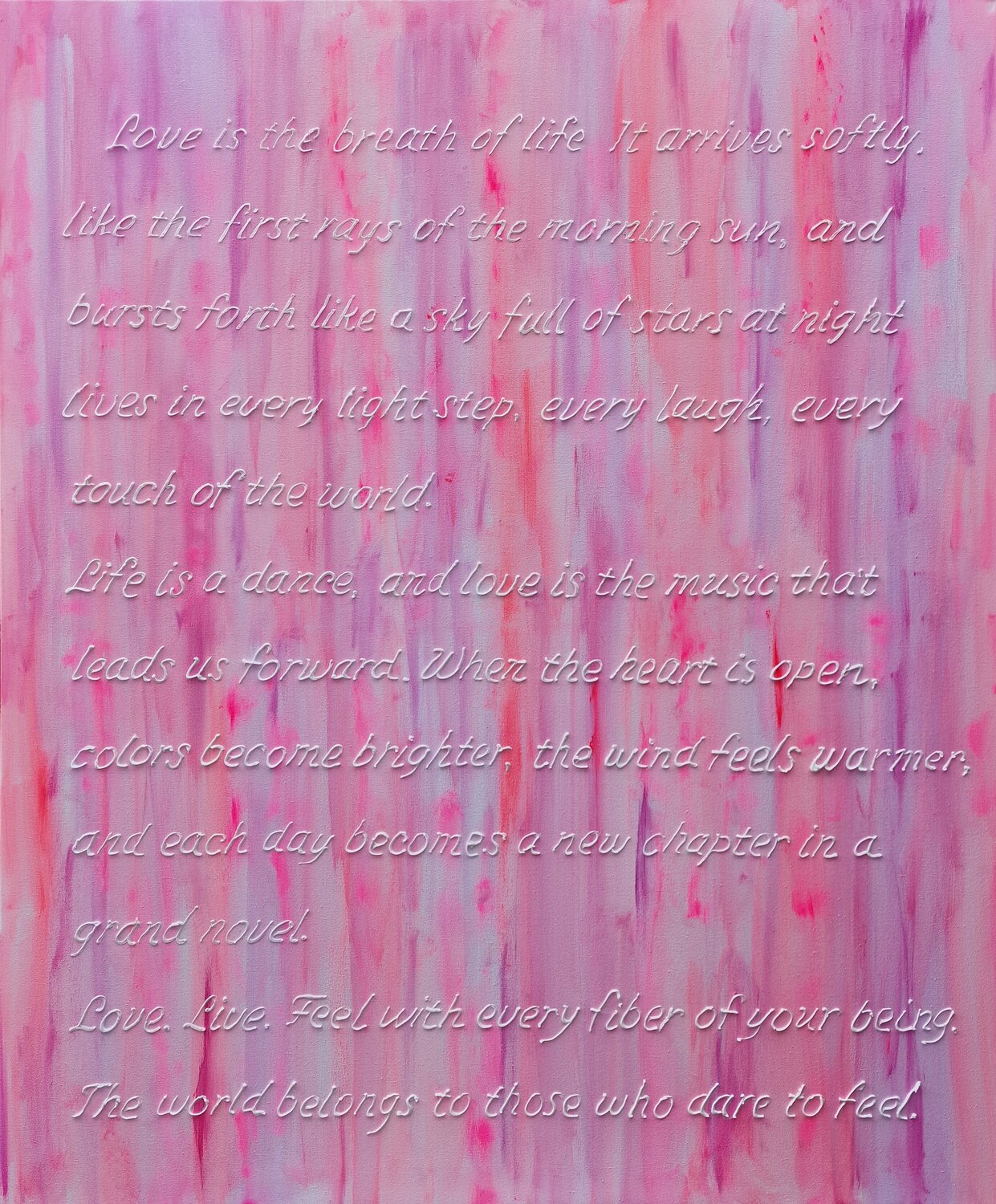 The dance of love and life Victoria Shul Original painting for sale