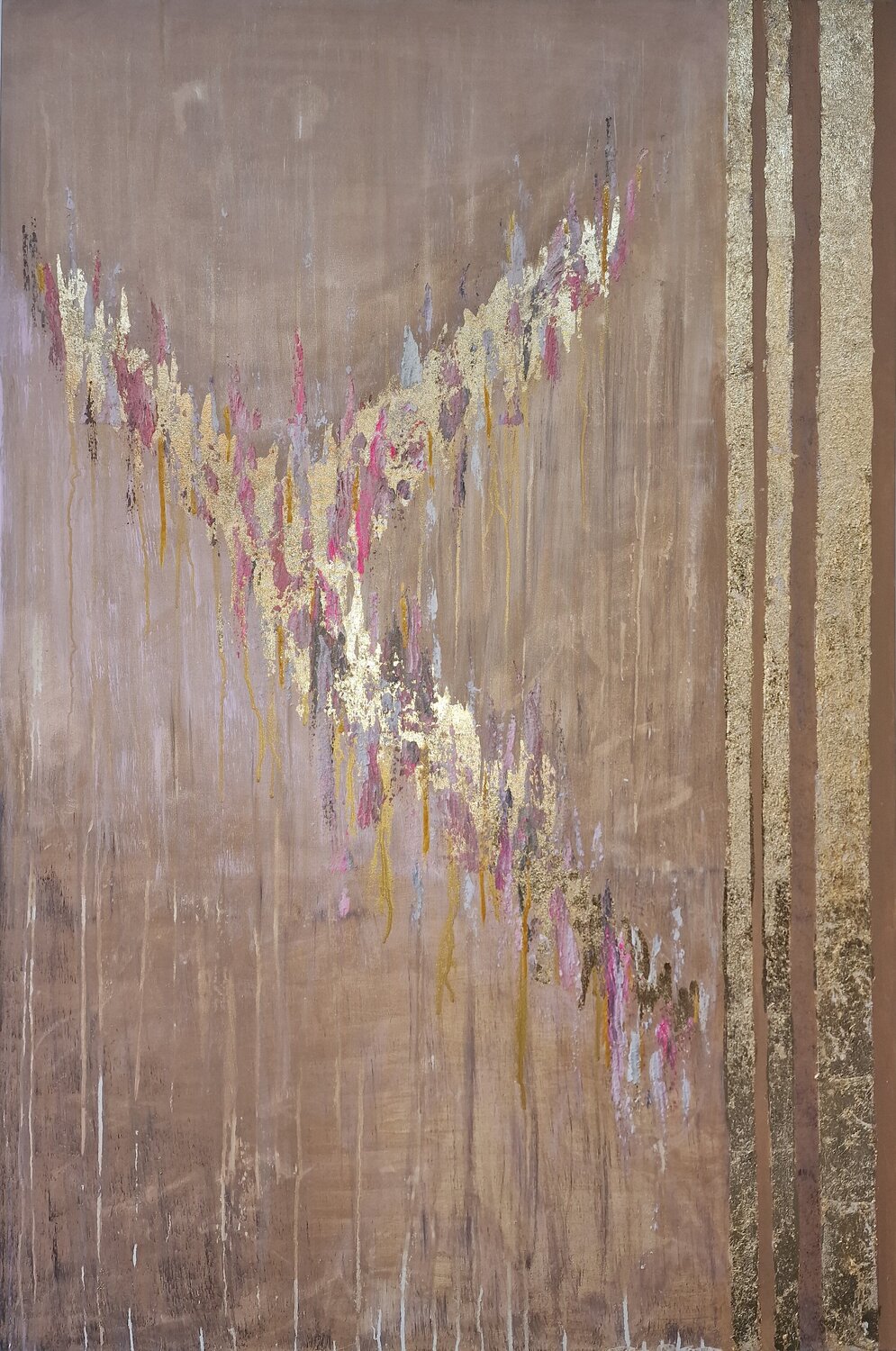 Gilded Flow Victoria Shul Original painting for sale
