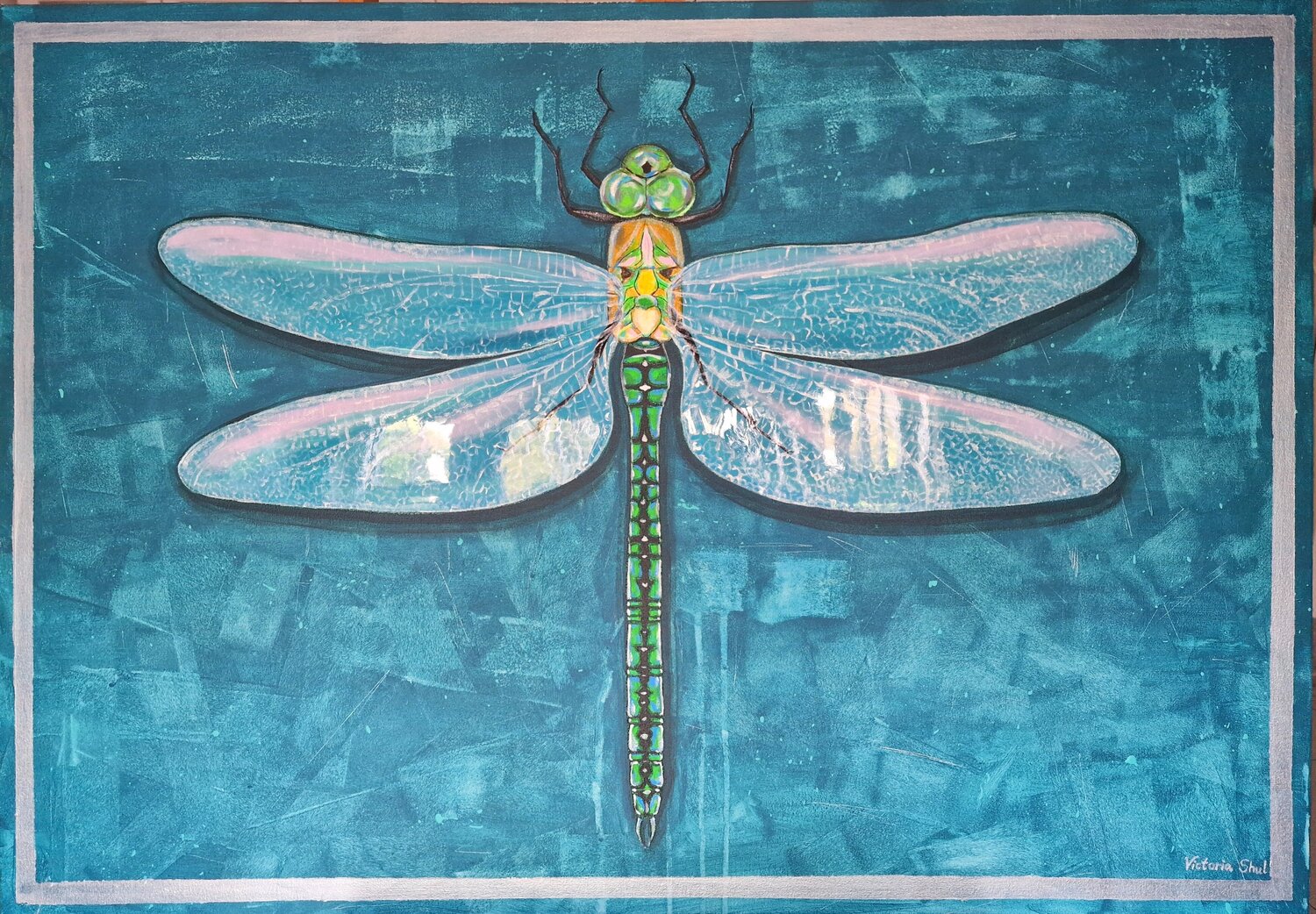Dragonfly Victoria Shul Original painting for sale