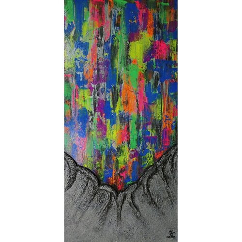 Разлом цвета by MASHA NARODIZKI, Painting for Sale on Select