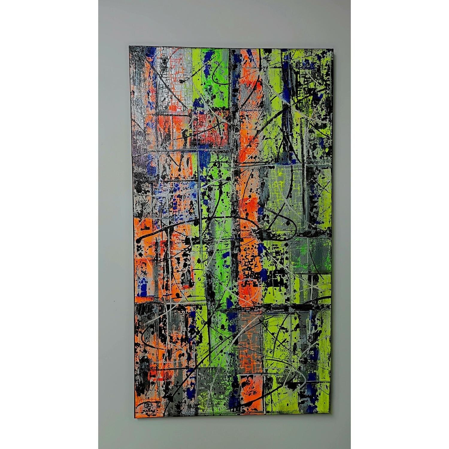 Пульс мегаполиса MASHA NARODIZKI Original painting for sale