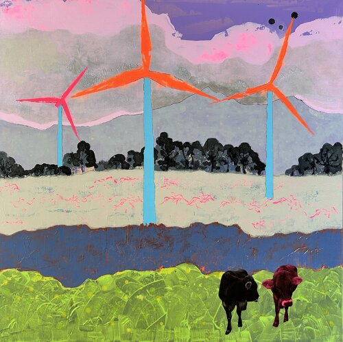 Aussicht 2.0 by Kristin Gezorreck, Painting for Sale on Select