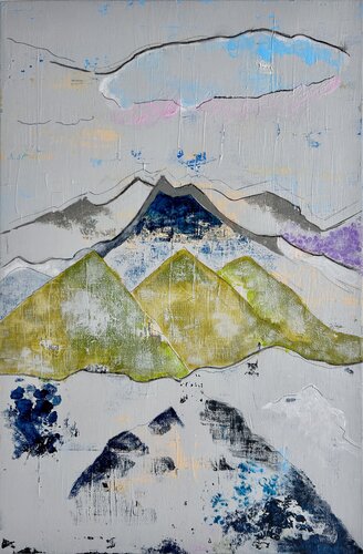 Alpen by Kristin Gezorreck, Painting for Sale on Select