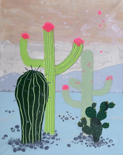 Überlebenskünstler by Kristin Gezorreck, Painting for Sale on Select