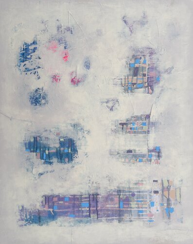 Suche nach Verbindung by Kristin Gezorreck, Painting for Sale on Select