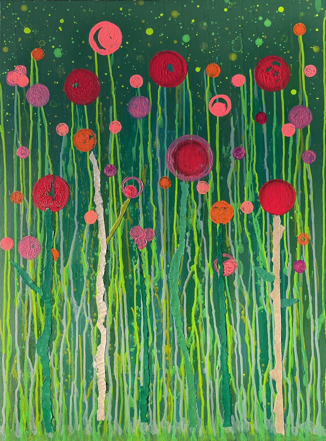 Marsblumen Kristin Gezorreck Original painting for sale