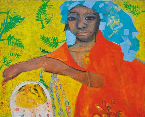 working women by Judith Breuer, Painting for Sale on Select