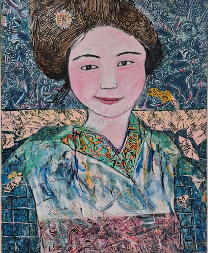 Madame Butterfly by Judith Breuer, Painting for Sale on Select