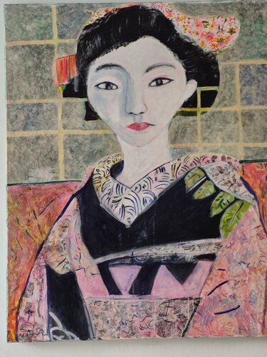 Modern People by Judith Breuer, Painting for Sale on Select