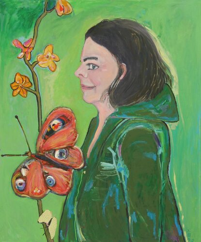 Modern People by Judith Breuer, Painting for Sale on Select