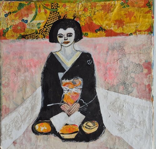 Madame Butterfly by Judith Breuer, Painting for Sale on Select
