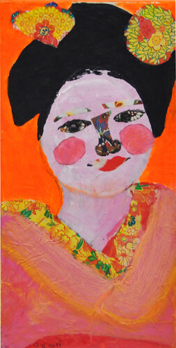 Madame Butterfly by Judith Breuer, Painting for Sale on Select