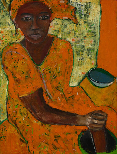 working women by Judith Breuer, Painting for Sale on Select