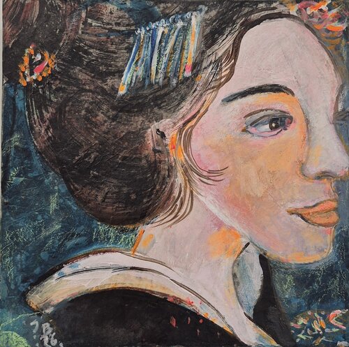 Madame Butterfly by Judith Breuer, Painting for Sale on Select