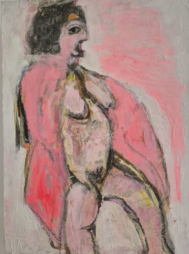 nu - eine Aktserie by Judith Breuer, Painting for Sale on Select