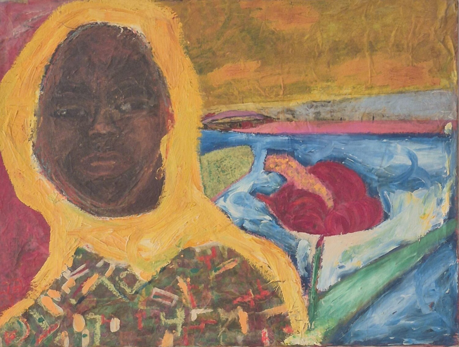 working women Judith Breuer Original painting for sale