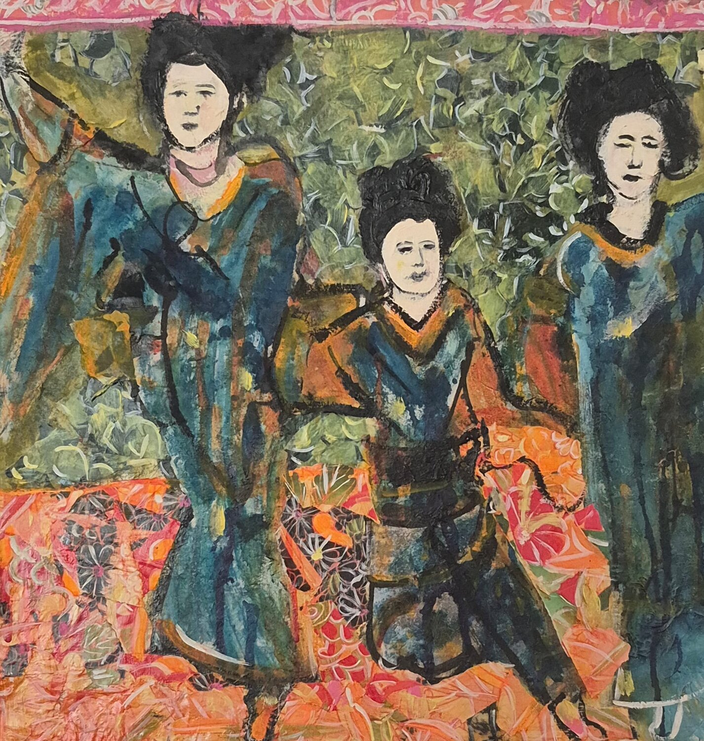 Madame Butterfly Judith Breuer Original painting for sale