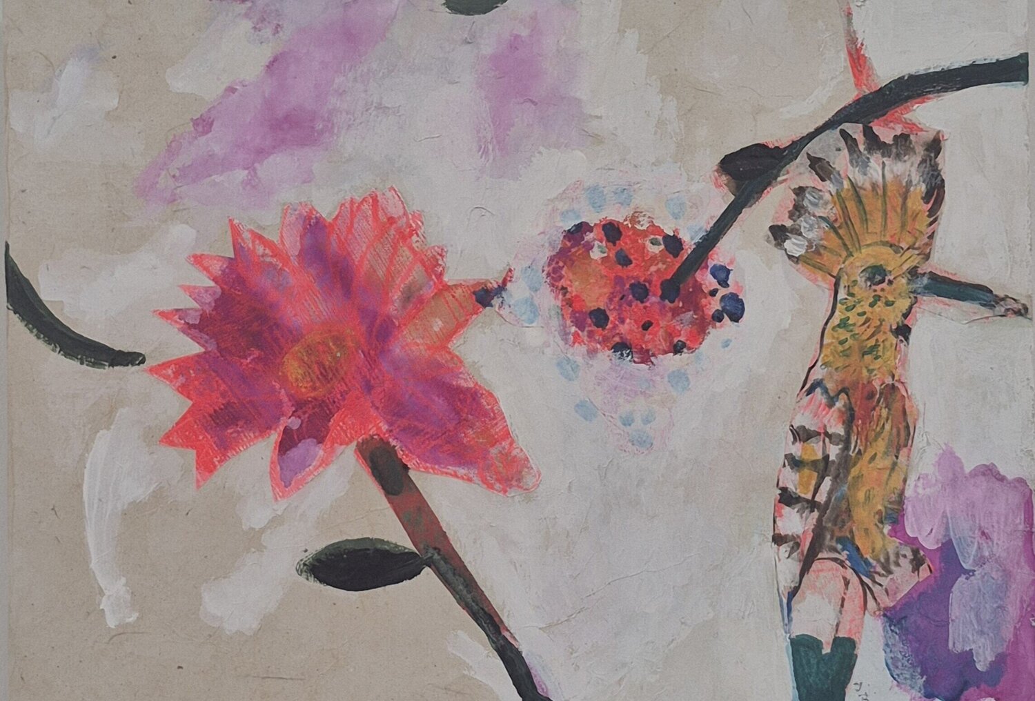 im Botanischen Garten Judith Breuer Original painting for sale