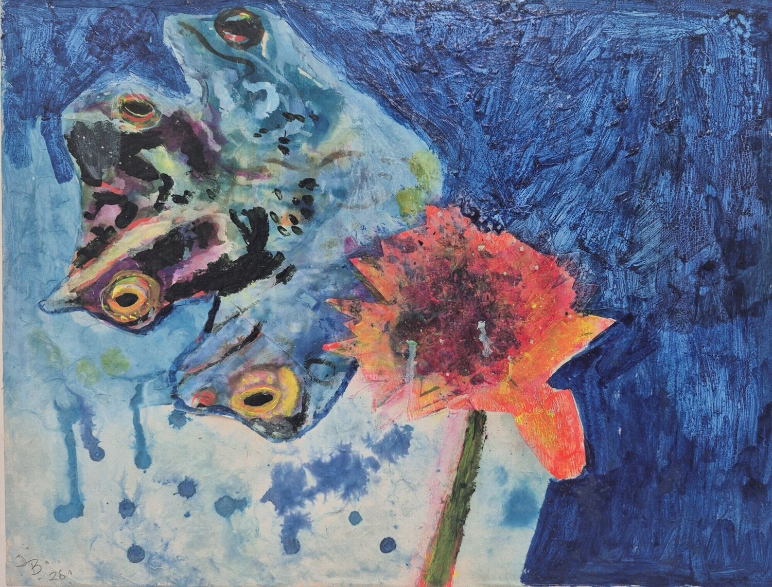 im Botanischen Garten Judith Breuer Original painting for sale