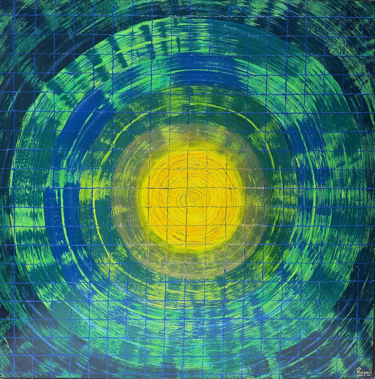 Light within: Let it Shine Rupali Mansinghka Original painting for sale