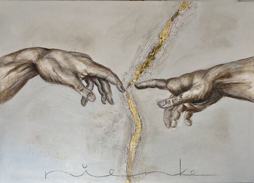 The connection by NIENKE VISSCHER, Painting for Sale on Select