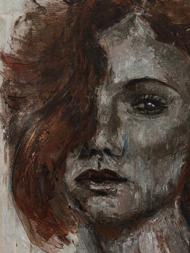 Ginger “Early work” by NIENKE VISSCHER, Painting for Sale on Select