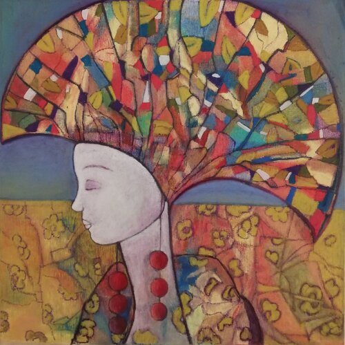 L 'Âme de la Nature by Annie Vandemalle, Painting for Sale on Select