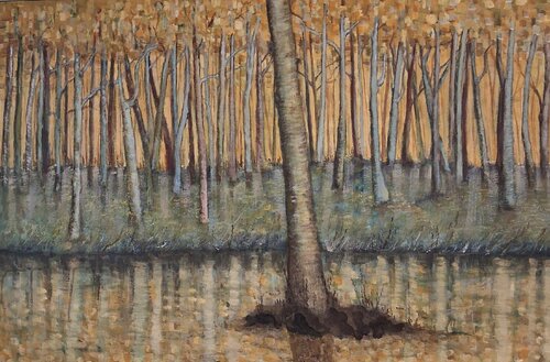 Un monde magnifique by Annie Vandemalle, Painting for Sale on Select