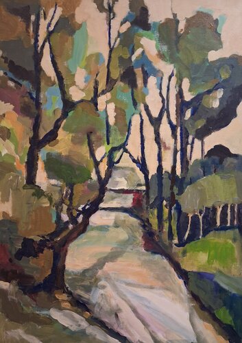 MAGICAL FOREST by Annie Vandemalle, Painting for Sale on Select