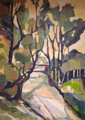 MAGICAL FOREST by Annie Vandemalle, Painting for Sale on Select