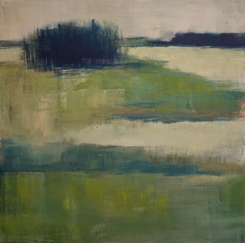 PAYSAGE, AILLEURS by Annie Vandemalle, Painting for Sale on Select