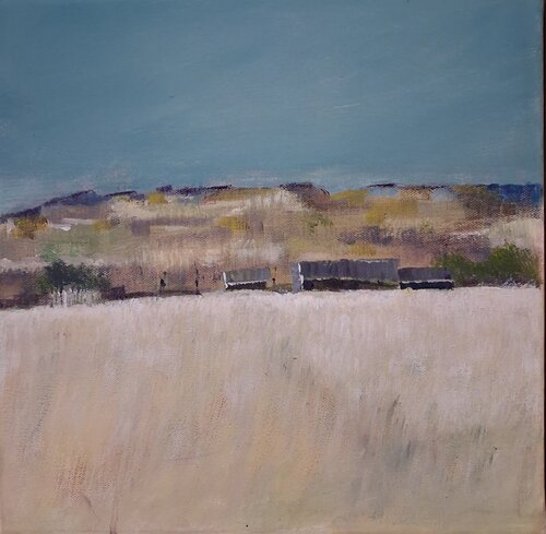 QUELQUE PART, AU BOUT by Annie Vandemalle, Painting for Sale on Select