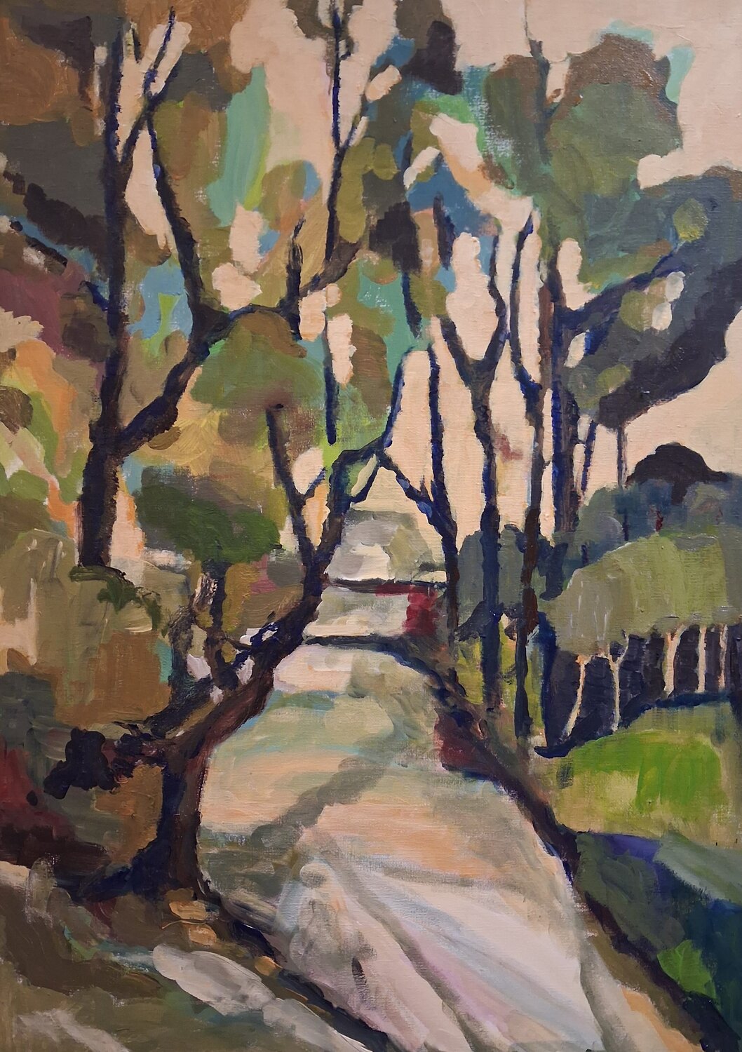 MAGICAL FOREST Annie Vandemalle Original painting for sale