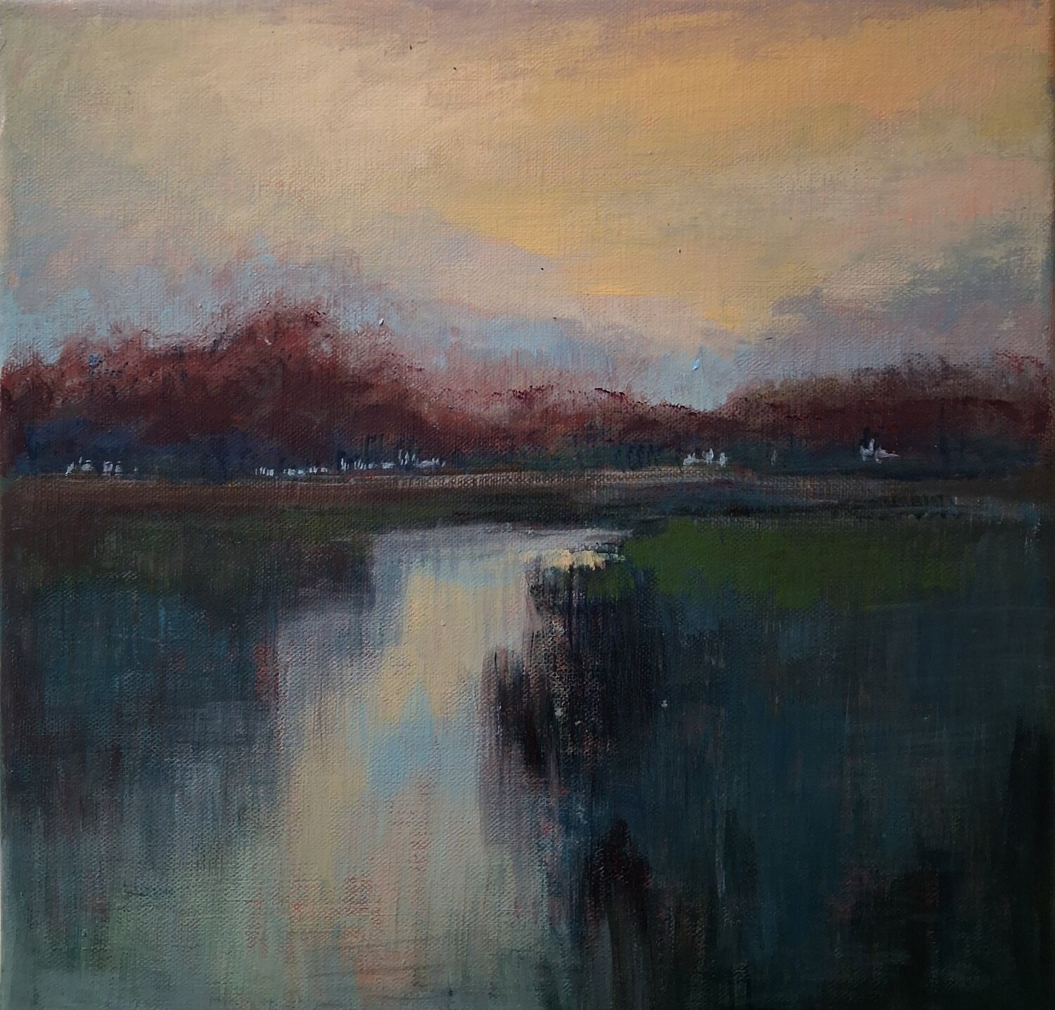 HOMMAGE À CHRISTOPHER 1 Annie Vandemalle Original painting for sale