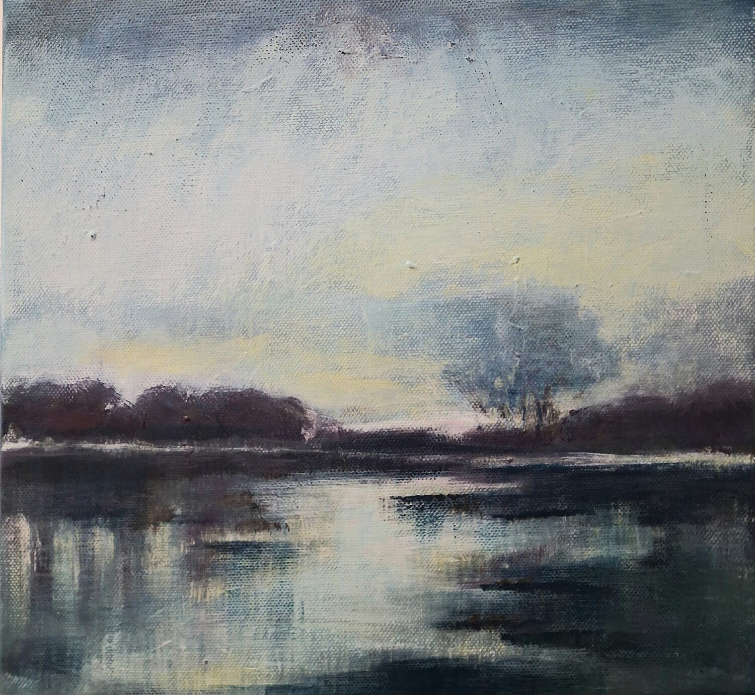 HOMMAGE À CHRISTOPHER 2 Annie Vandemalle Original painting for sale