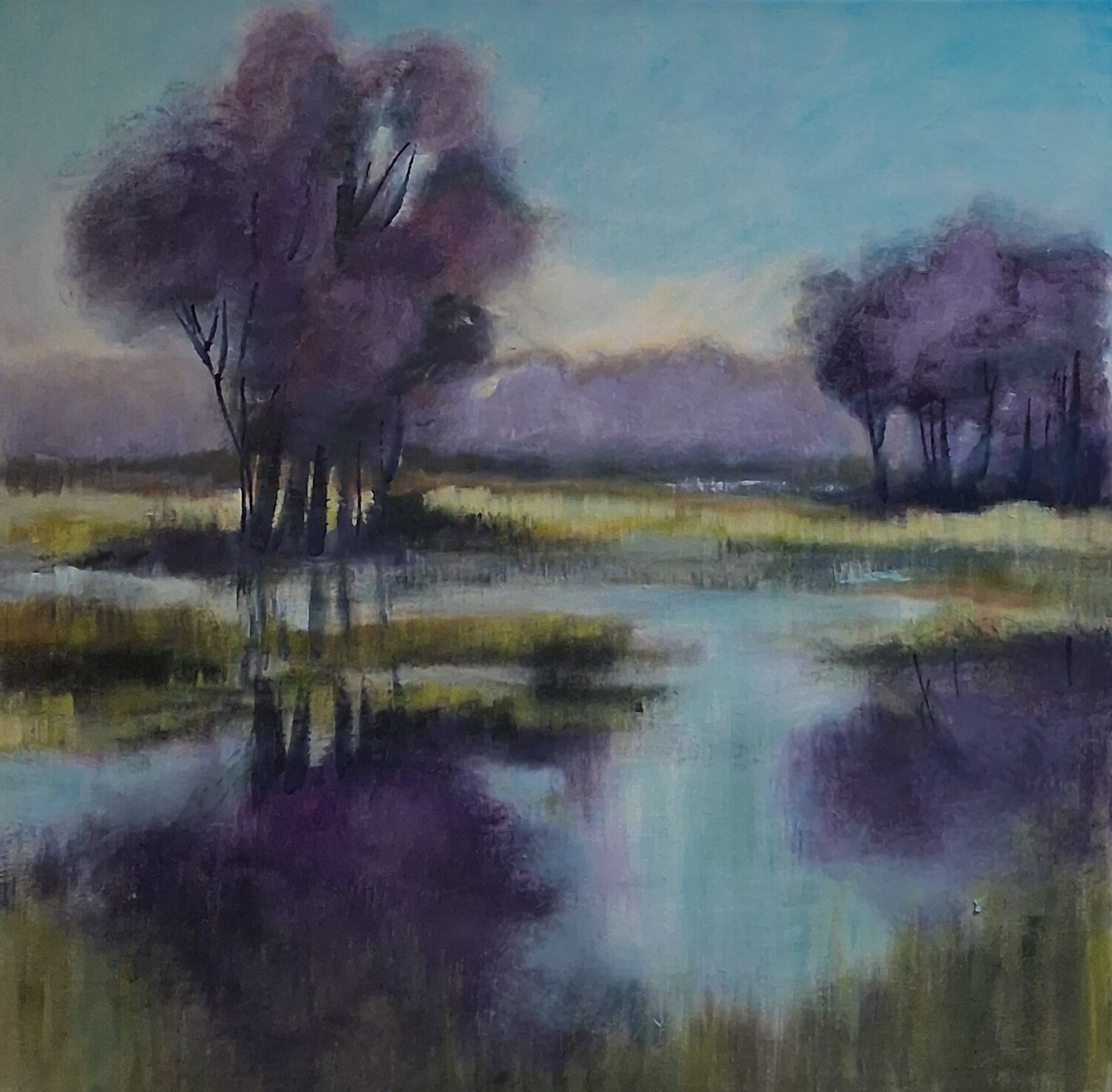 HOMMAGE A THERESA SAIA Annie Vandemalle Original painting for sale