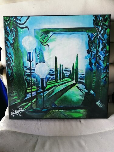 Sur les chemins de Toscane. by BEASANDE MISTRALI - OSSESIA Béatrice, Painting for Sale on Select