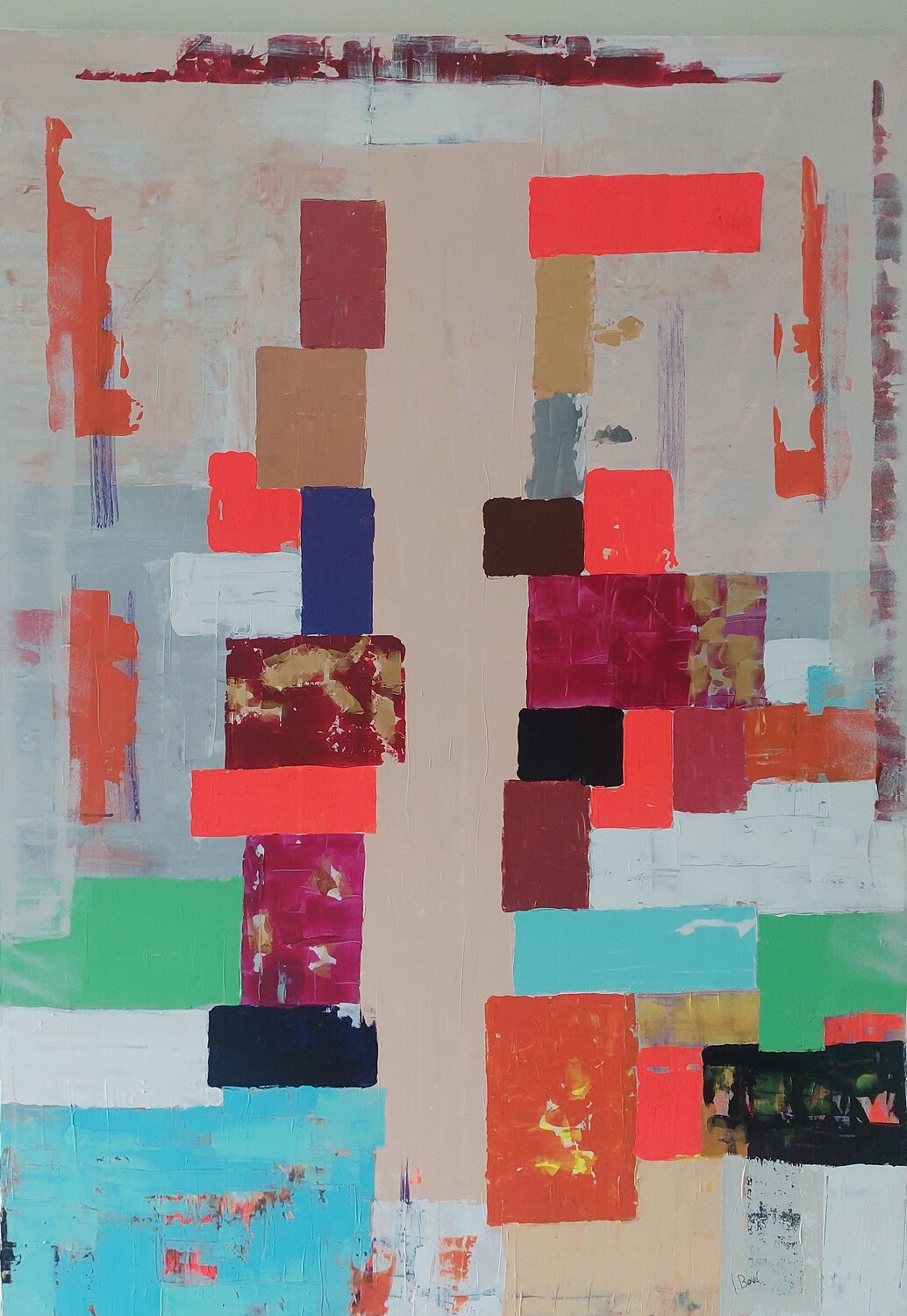 Cubits 7 Jordi Bové Tombas Original painting for sale