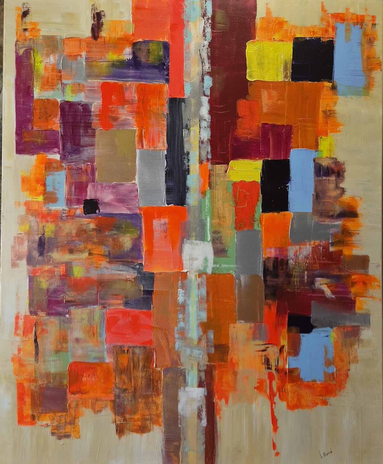 Cendres i brasses Jordi Bové Tombas Original painting for sale