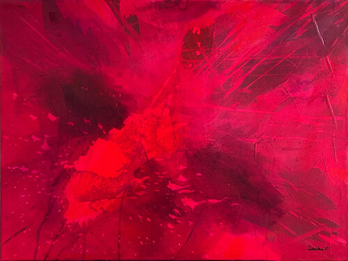 Explosion der Leidenschaft by Susanne Dowden, Painting for Sale on Select