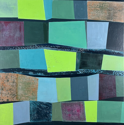 Farben in Bewegung by Susanne Dowden, Painting for Sale on Select