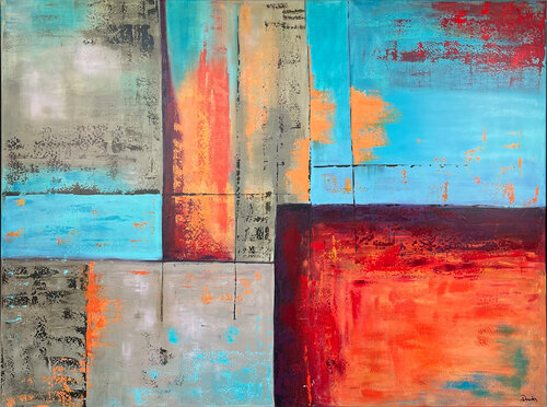 Flammeninferno by Susanne Dowden, Painting for Sale on Select