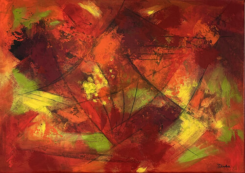 Verdichteter Impuls by Susanne Dowden, Painting for Sale on Select