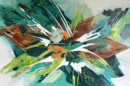 Aufbruch der Klarheit by Susanne Dowden, Painting for Sale on Select